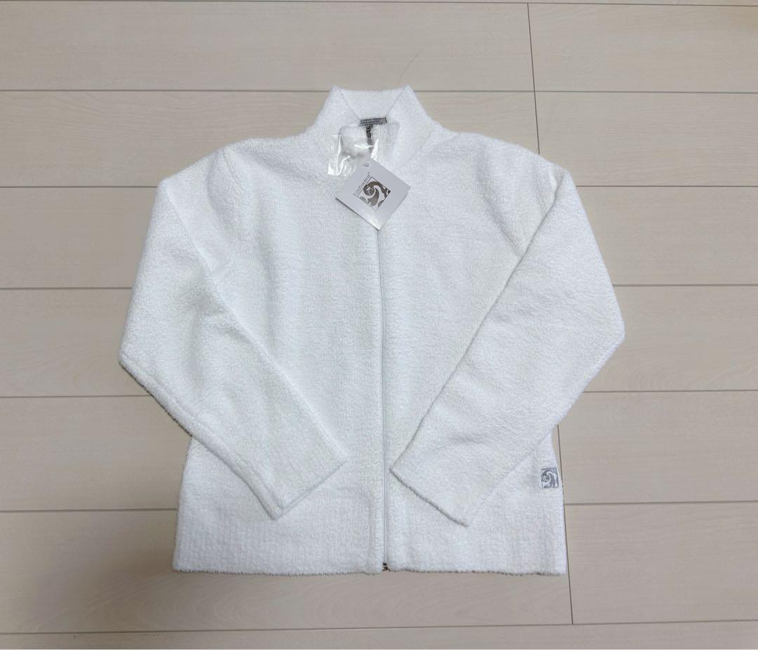 kashwére ホワイト ジップアップ 部屋着　ルームウェア新品未使用タグ付き