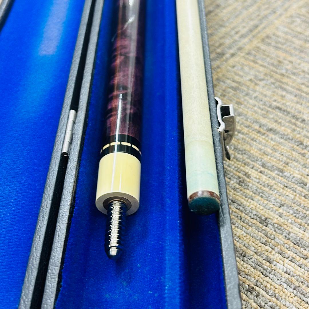 McDermott マクダーモット ビリヤードキュー USA製 ウッドインレイ