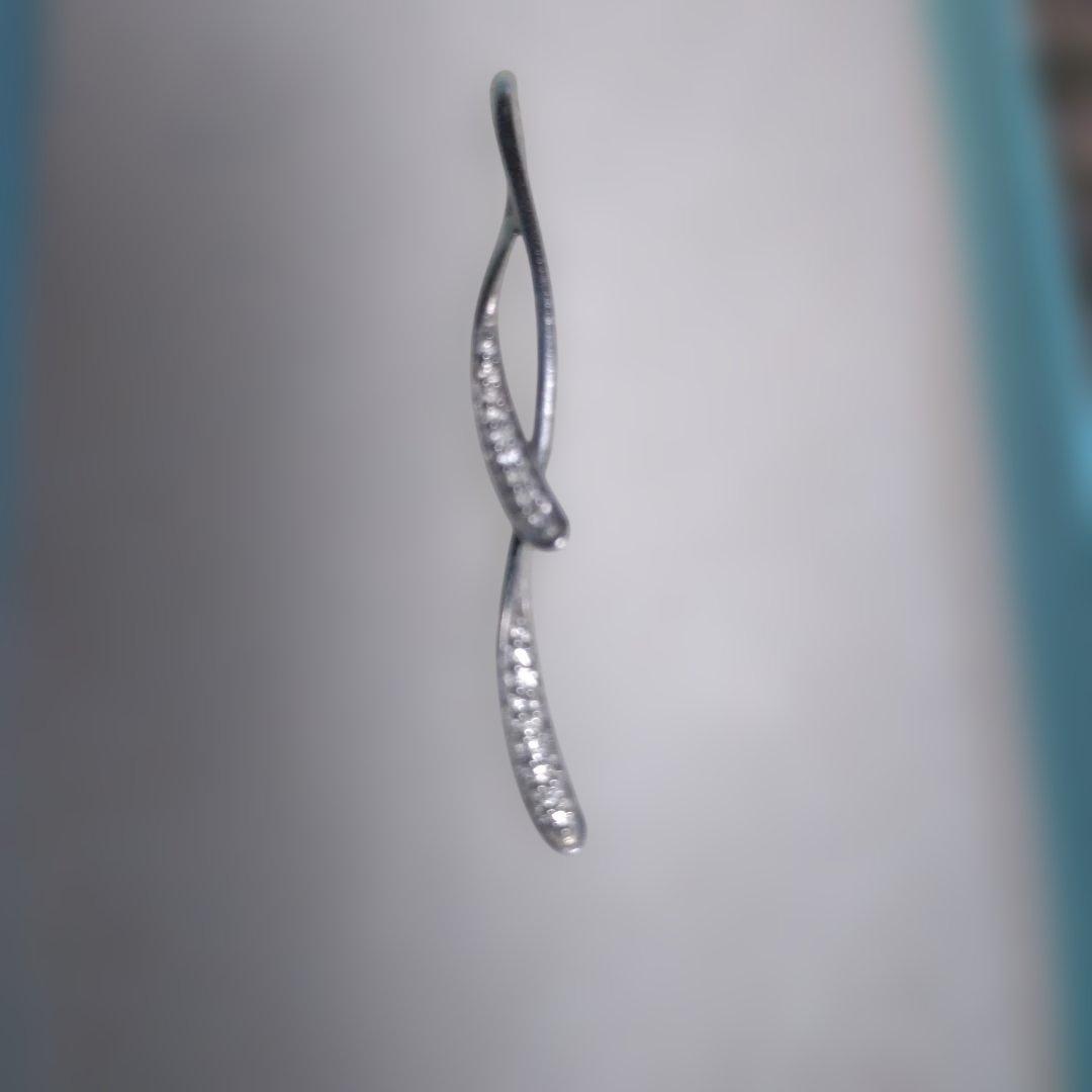 0.12 k18WGの刻印　ネックレストップ