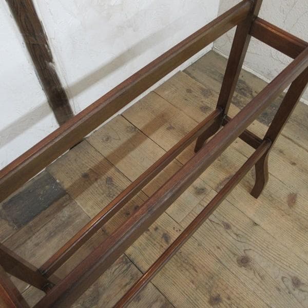 イギリス アンティーク 家具 タオルハンガー タオル掛け 英国 6899d