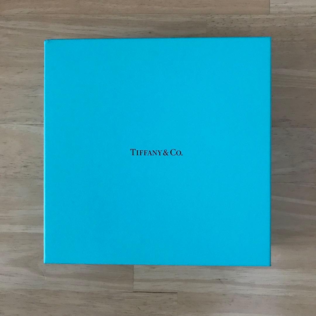 TIFFNY &Co.プラチナブルーバンド デザートプレート4枚セット