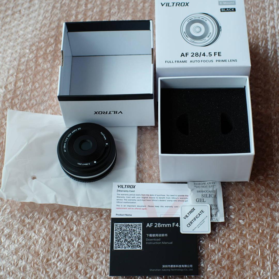Viltrox 28mm F4.5 ソニーEマウント用 ほぼ新品