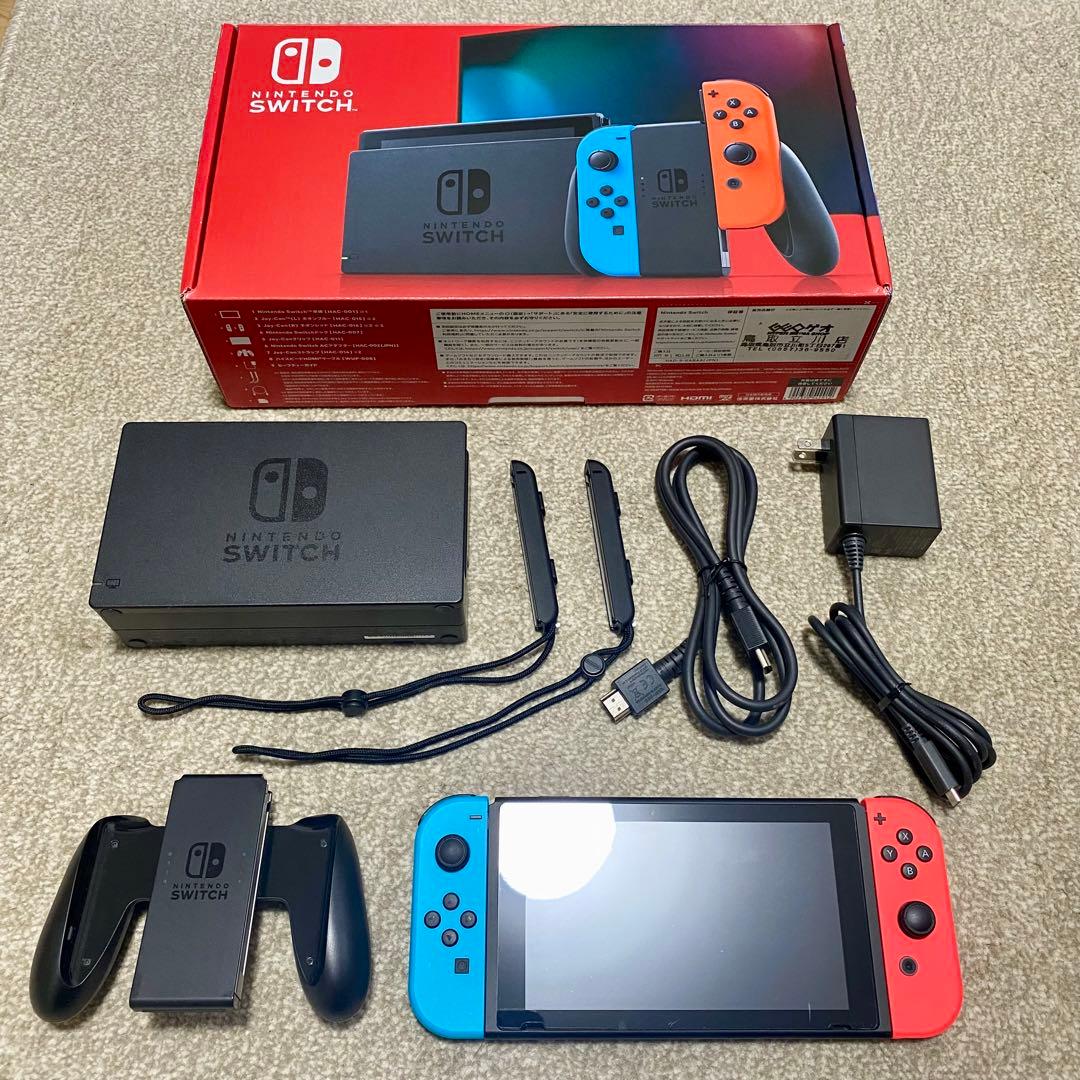 【美品】Nintendo Switch 本体 バッテリー強化版