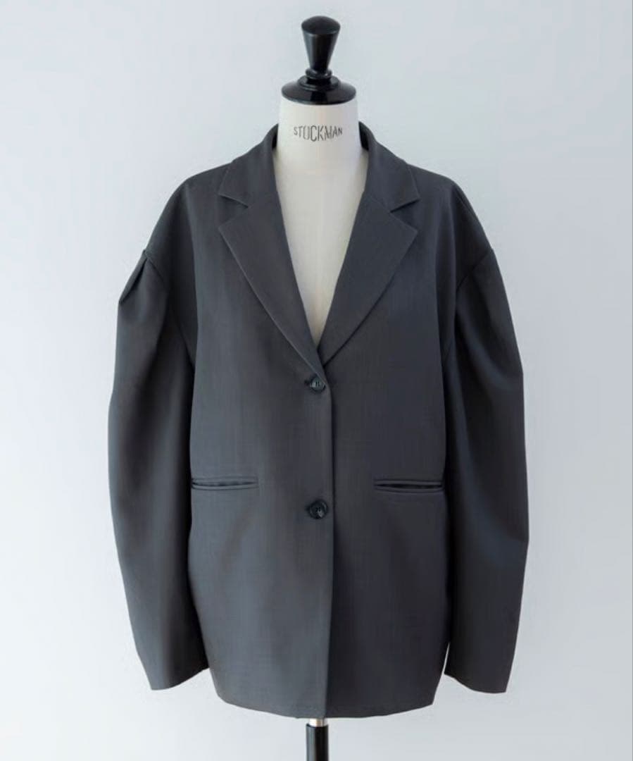 新品未使用…CLORE Drop Puff Jacket グレー オーバーサイズ