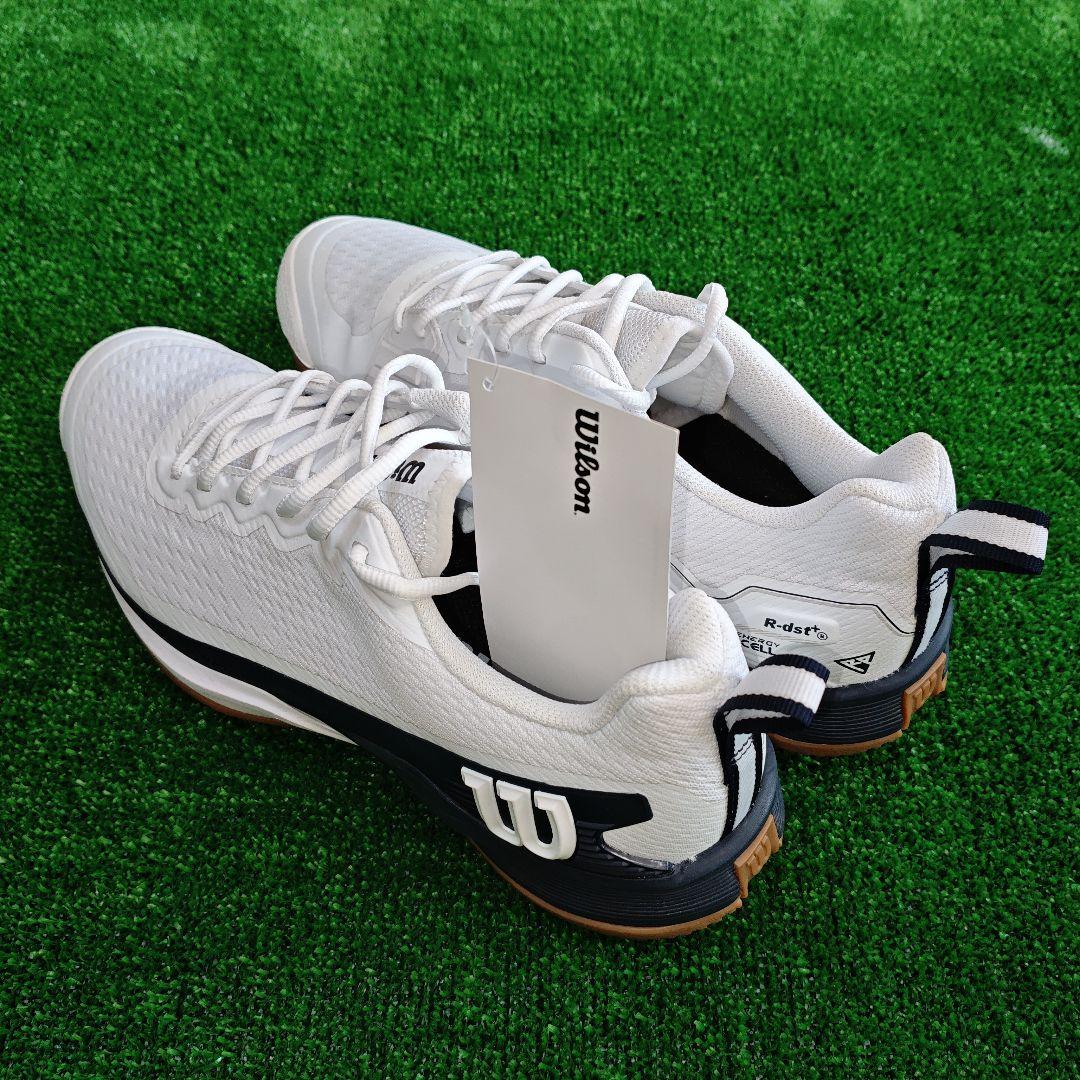 日*4様 Wilson RUSH PRO 4.5 テニスシューズ ホワイト/ネイ