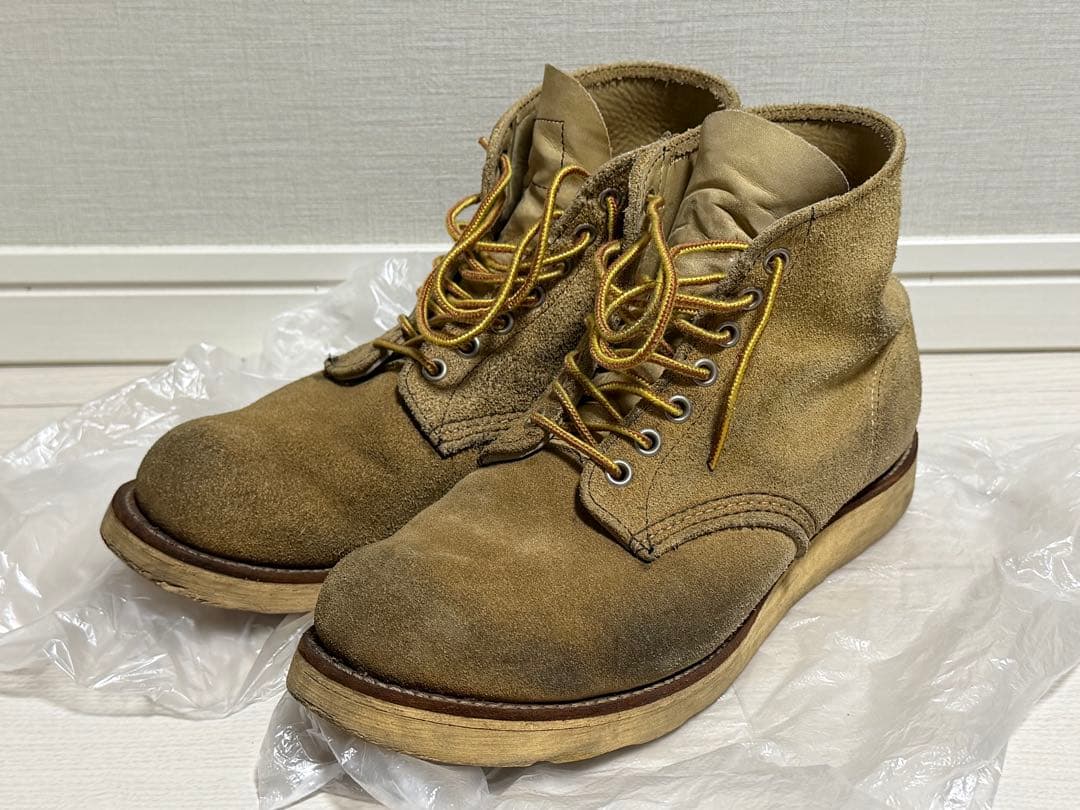 z*9様 レッドウィング 8167 スエード プレーントゥ 8E 四角犬タグ