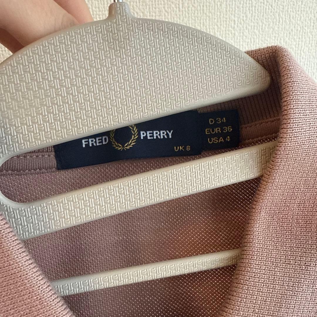 フレッドペリー　ポロシャツ　ピンク　8 dark pink