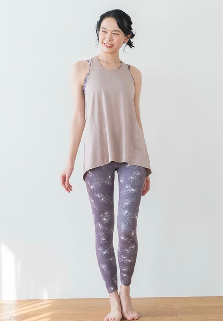 【SUKALA】フラワープリントセパレートタンクトップ