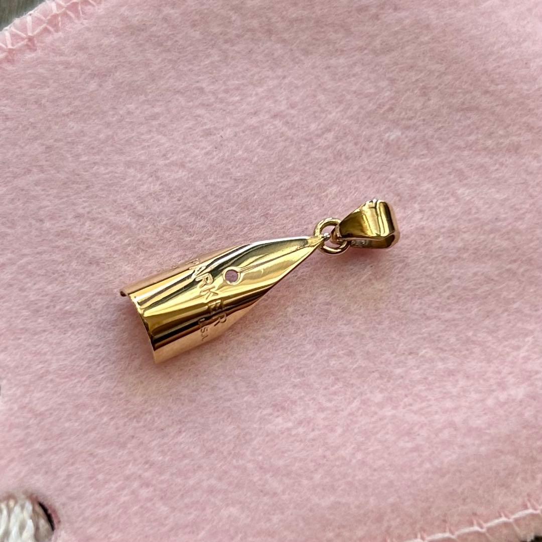 【14K】Parker（USA）万年筆ペン先　ペンダントトップのみの販売です