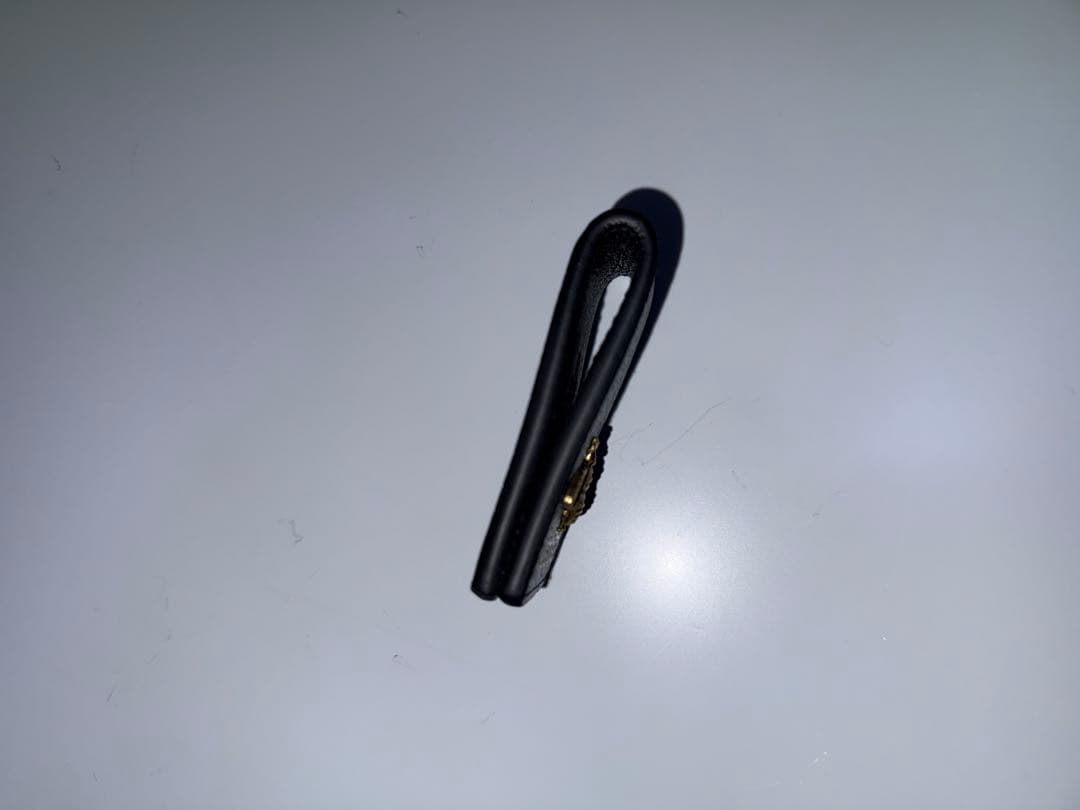 【未使用品】GUCCI グッチ　ブラック マネークリップ 蜂刺繍