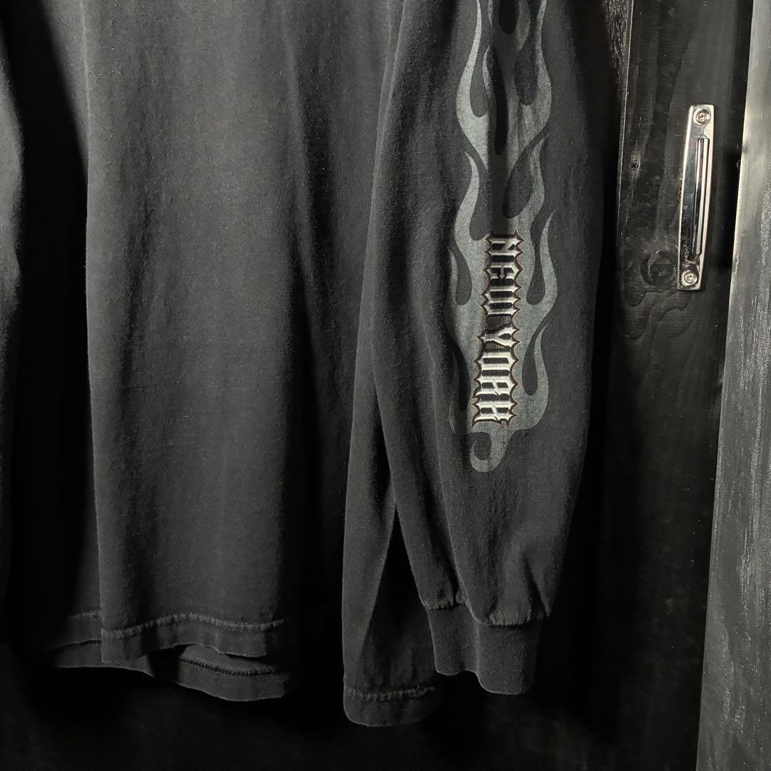 ORANGE COUNTY CHOPPERS ロンT 袖フレイム　チョッパー