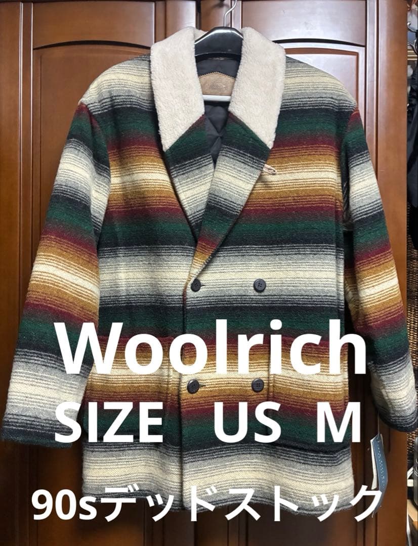 90sデッドストック Woolrichウールリッチ ショールカラーウールコート