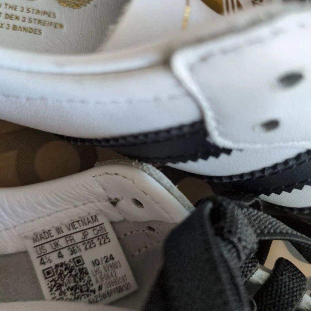 adidas Samba Decon ホワイト/ブラック 22.5