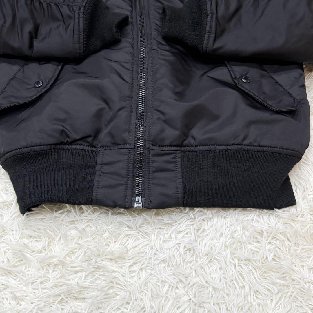 1889　AVIREX　MA-1フライトジャケット　XXL 　黒　ブラック