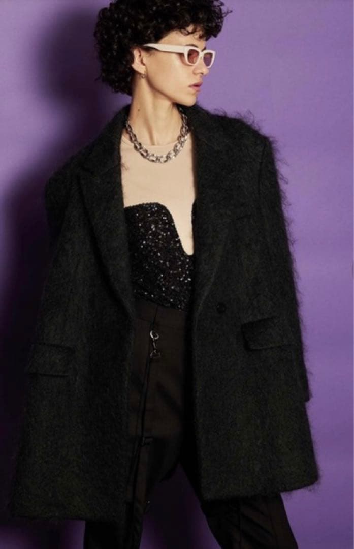 MAISON SPECIAL シャギーモヘアオーバージャケット