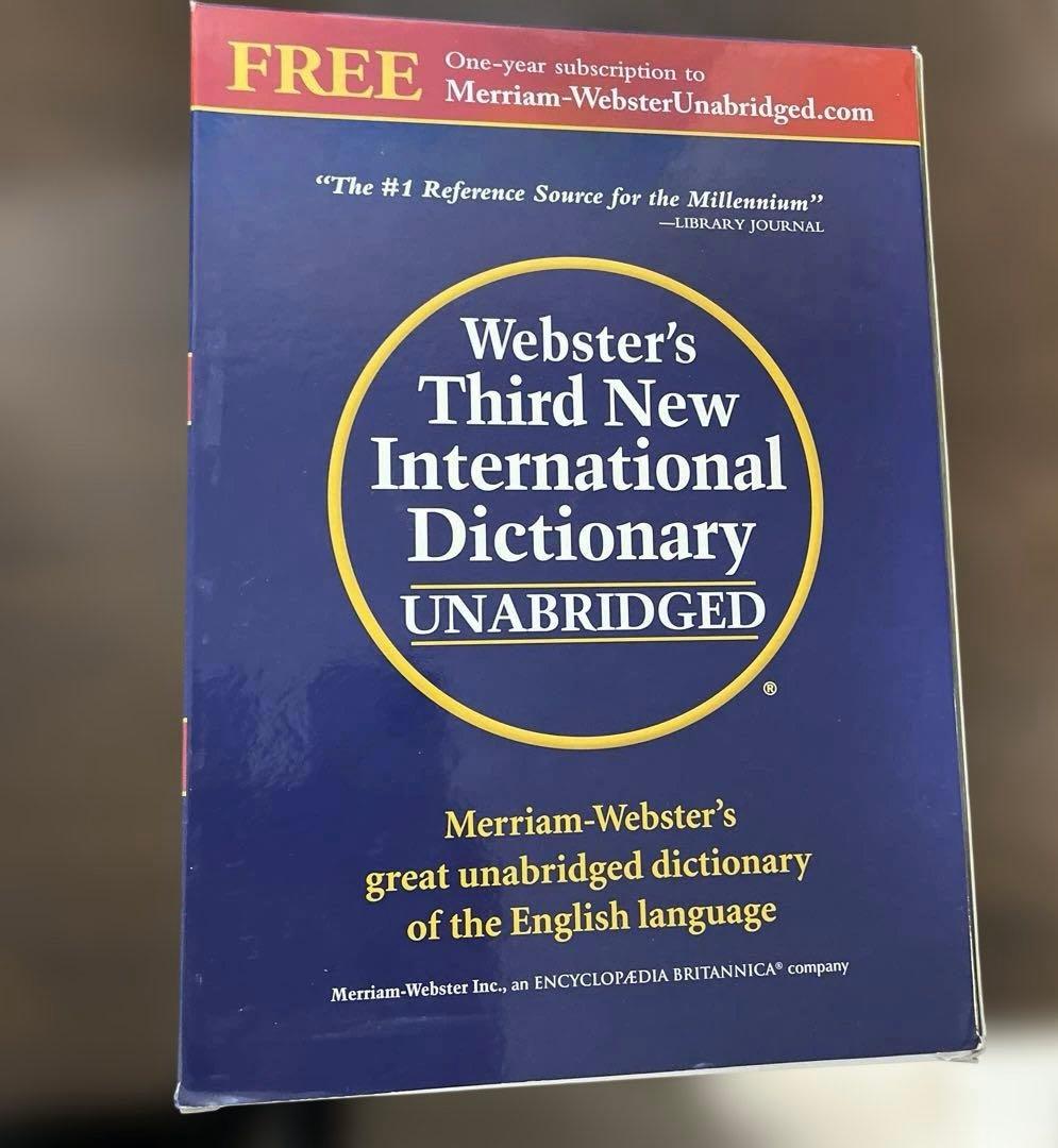 Webster’s Third International Dictionary