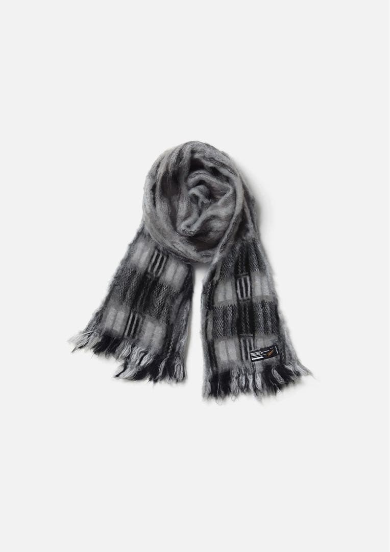 小物 NEIGHBORHOOD MOHAIR CHECK MUFFLER 25AW