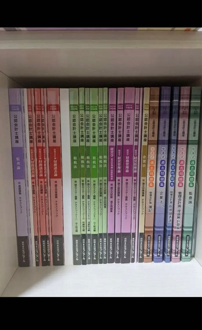 【新品】公認会計士　過去問　参考書