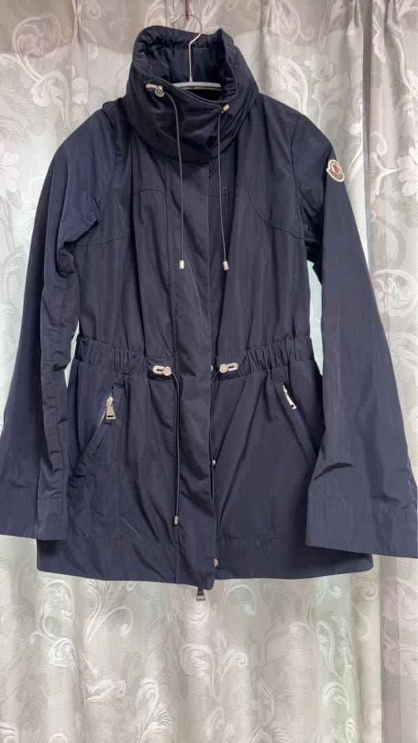 pandachan☆MONCLER☆OCRE ネイビー ナイロンジャケット