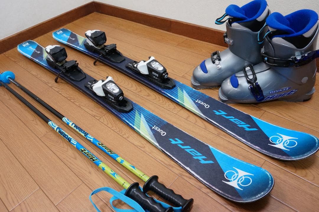 メンテ済 118cm 靴22cm HART スキーセット