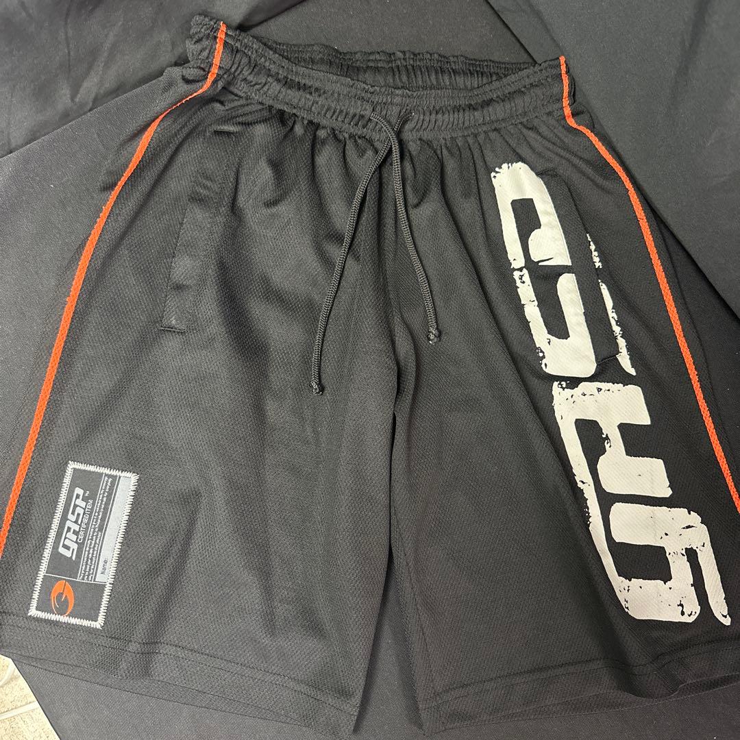 GASPプロトレーニングメッシュブラックショートパンツ海外S サイズ=日本m