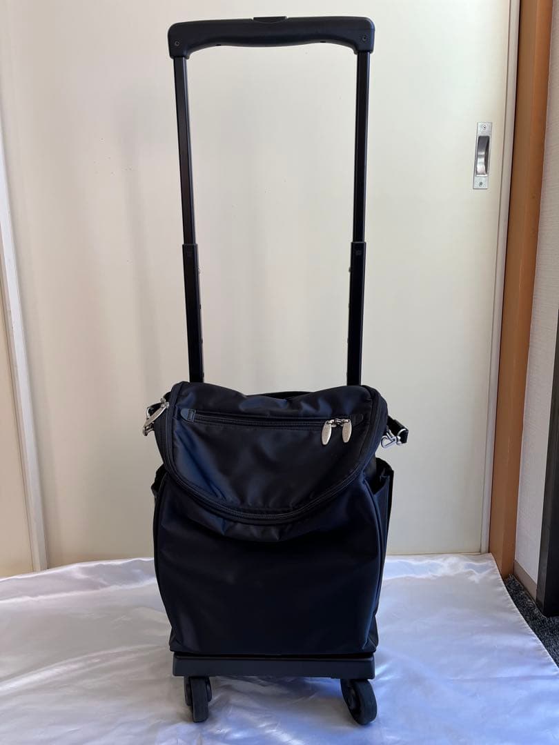 SWANY スワニー キャリーバッグ ジップ トート ブラック