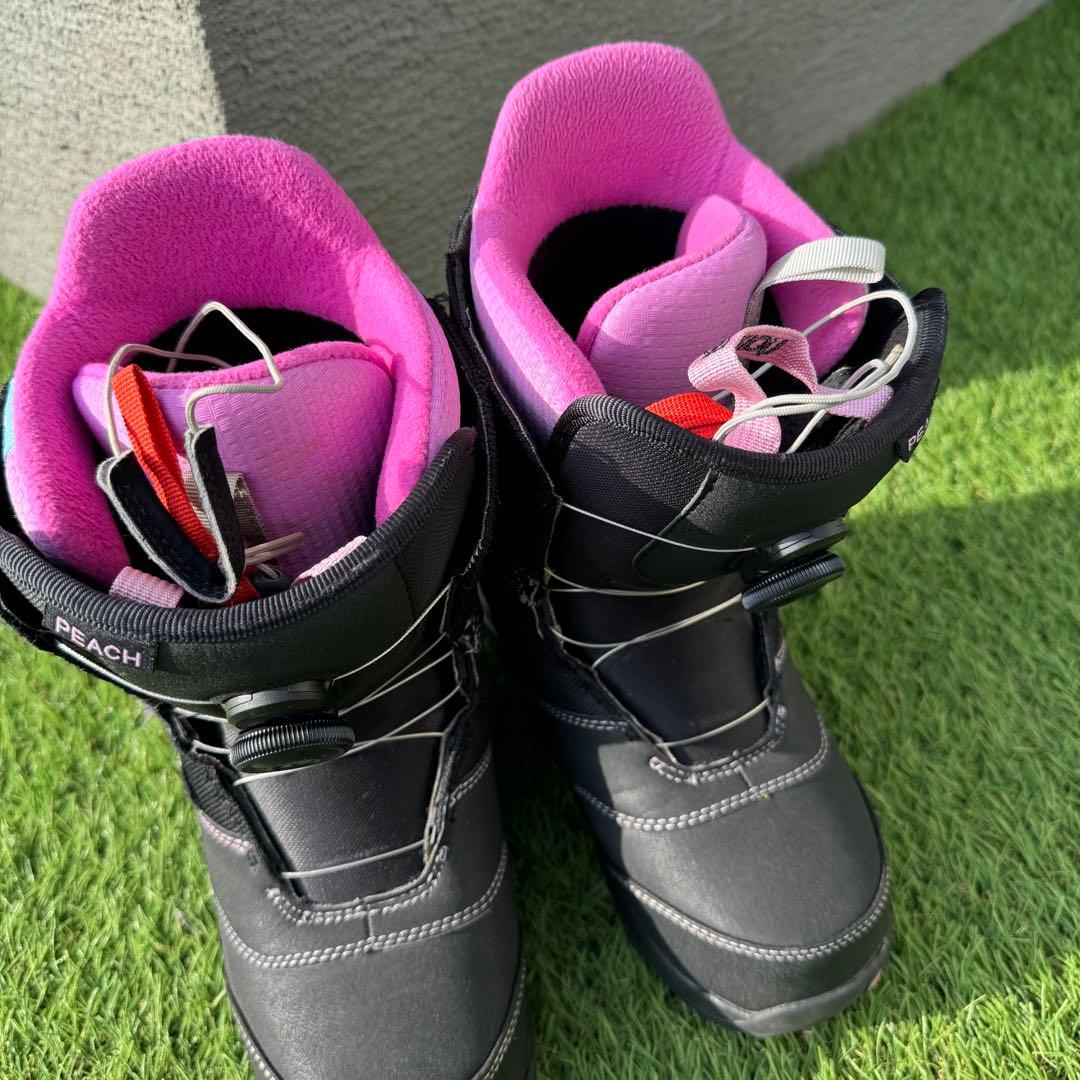 美品　バートン PEACH BOA 24.0cm ブーツ