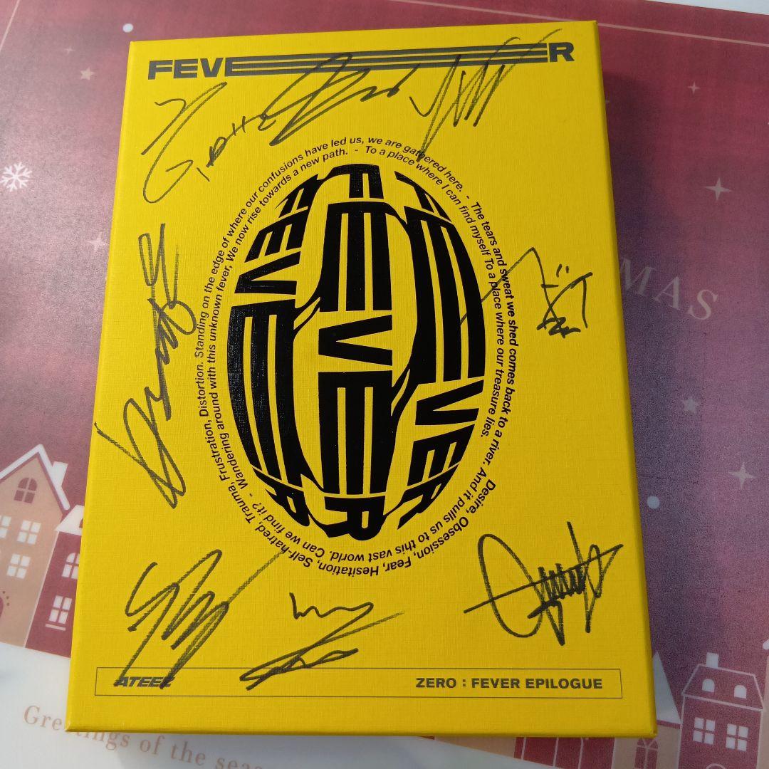 ateez　プロモアルバム　非売品　サイン入り　メッセージ入り　レア　美品