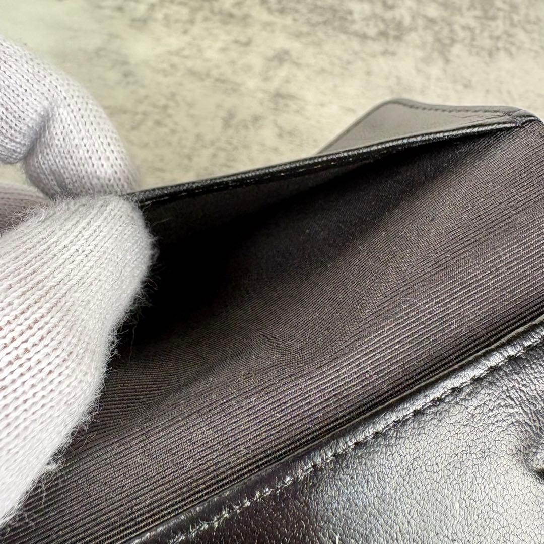 CHANEL キーケース　キャビアスキン　マトラッセ　カードケース　財布