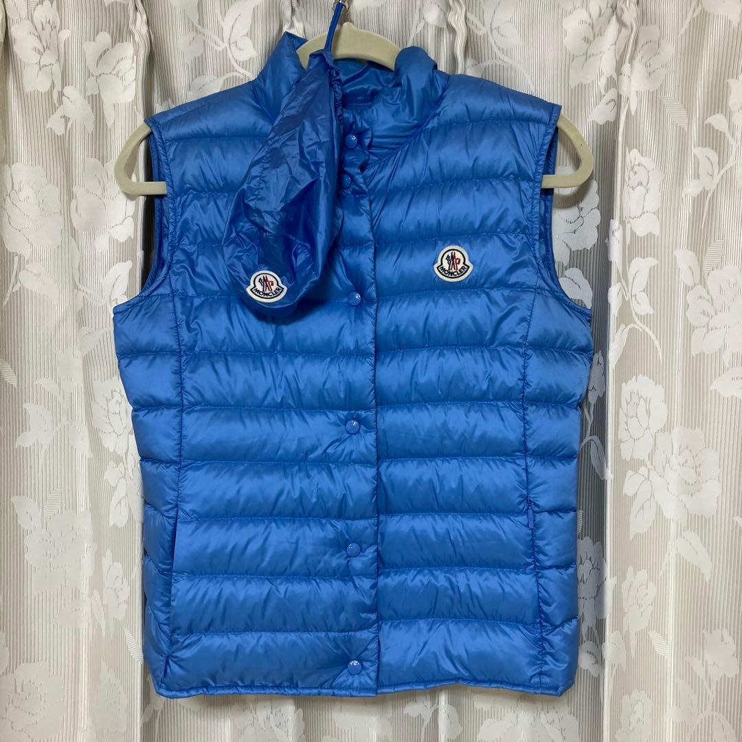 MONCLER 美品ダウンベスト 青 サイズ1
