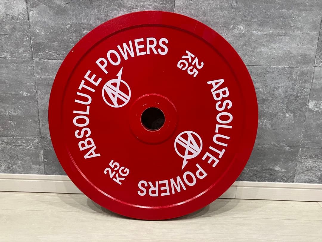 ①ABSOLUTE POWERS 25kgパワーリフティングプレート