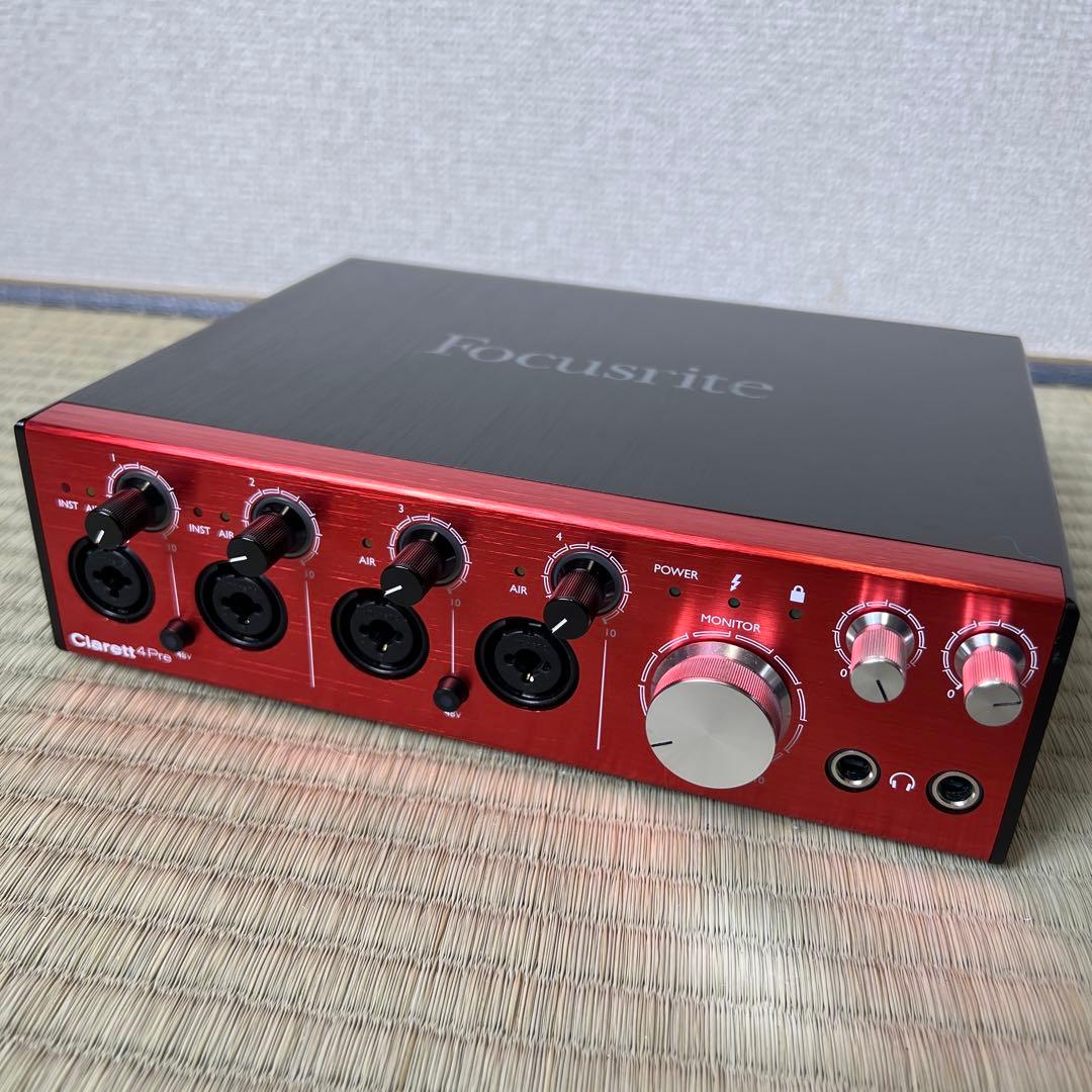 Focusrite Clarett 4Pre フォーカスライト