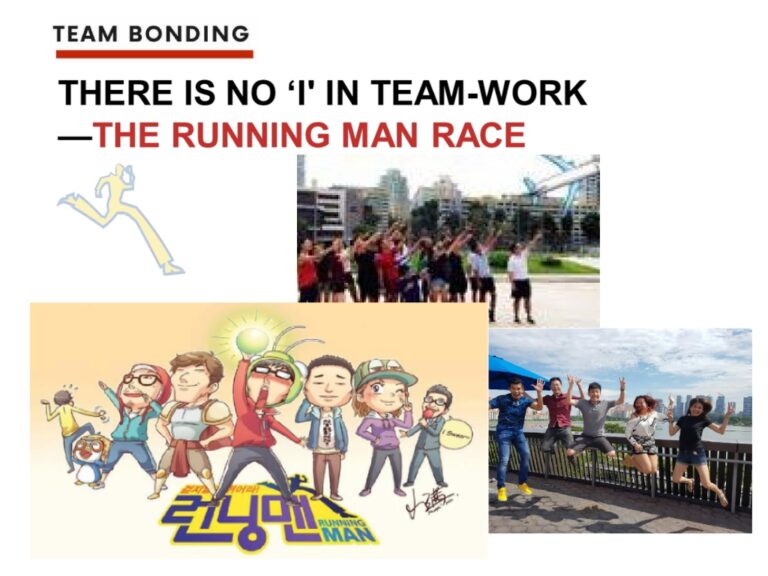 The Running Man Race – There Is No ‘I’ in Teamork