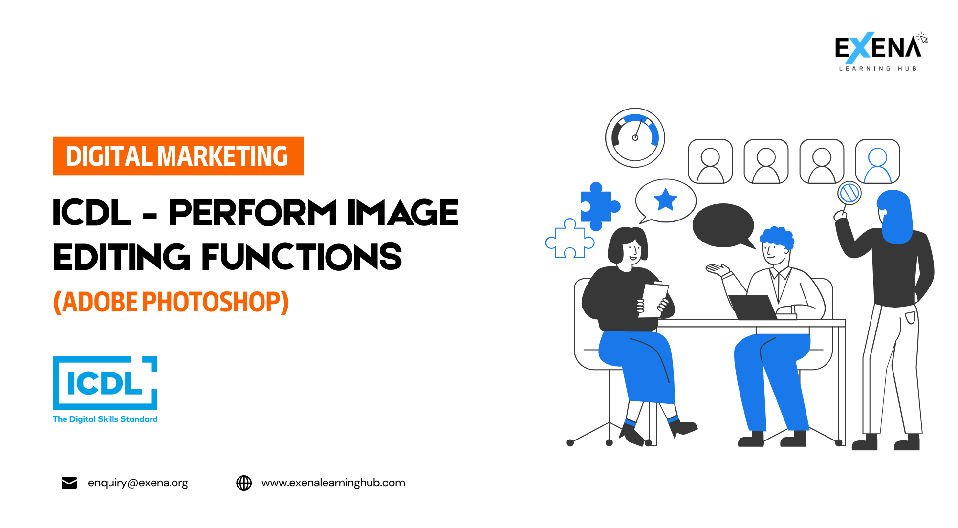 ICDL – Perform Image Editing Functions (Adobe Photoshop)